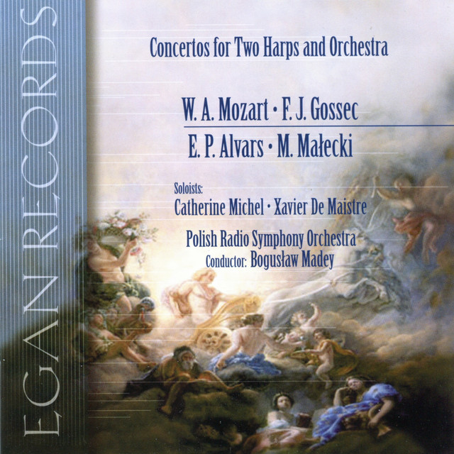 Mozart%2C+Gossec%2C+Alvars%2C+Malecki%3A+Concertos+for+Two+Harps+and+Orchestra